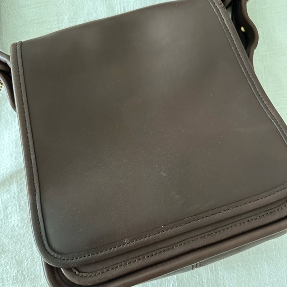 Vintage coach leather satchel side bag - Picture 6 of 8